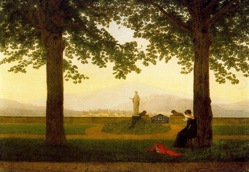 Caspar David Friedrich The Garden Terrace china oil painting image